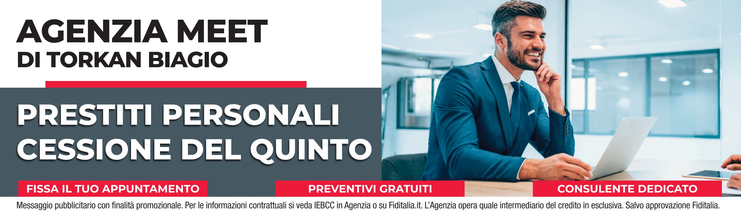 Contatti Agenzia Meet di Torkan Biagio filiali Fiditalia - Prestiti personali, Cessione del quinto